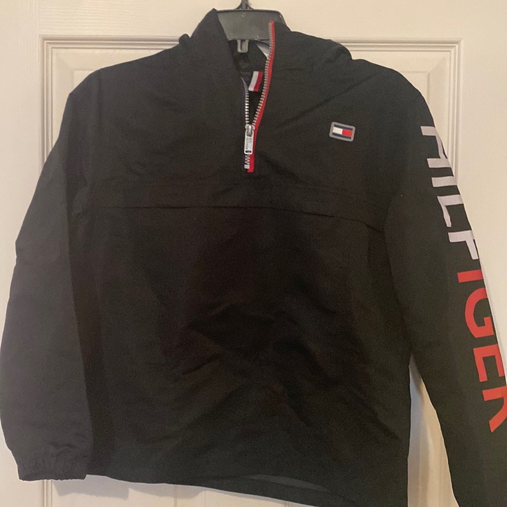 Tommy Hilfiger- Big Boys Frasier Pullover Hooded Windbreaker Jacket